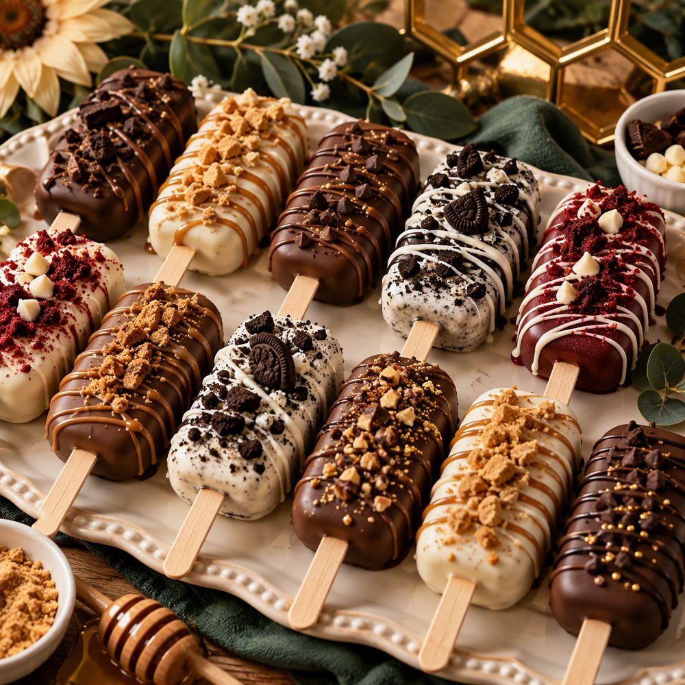Cake popcicles